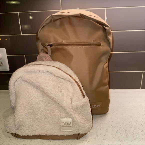 Tan and Cream Backpack Duo NWT - Picture 10 of 12